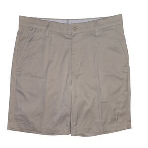 Amazon Essentials Classic‎ Fit Golf Chino Shorts Mens 32 100% Cotton Twill Khaki